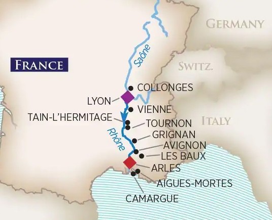 2022 Wine Club Member Cruise on the Rhône River